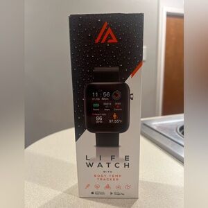 Life watch with body temp tracker new in box never opened